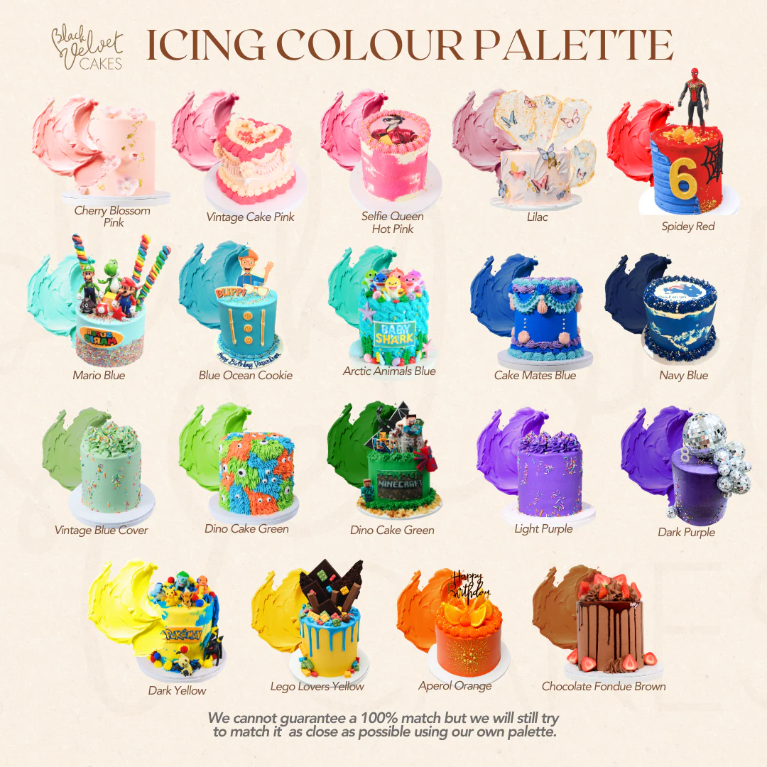 6 x Custom Icing Colours (CAKE) - Image 2