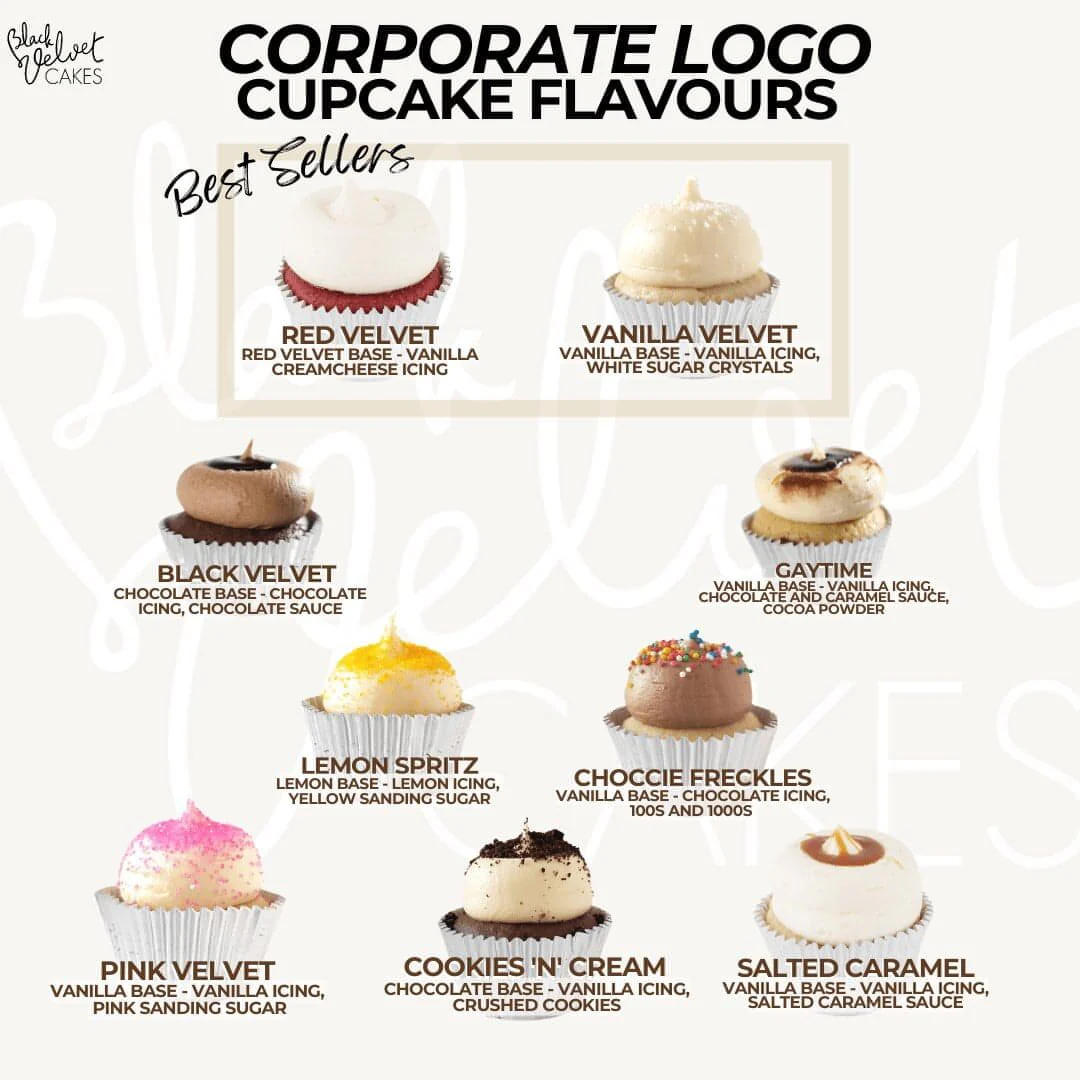 Corporate Logo Mini Cupcakes (24) - Image 3