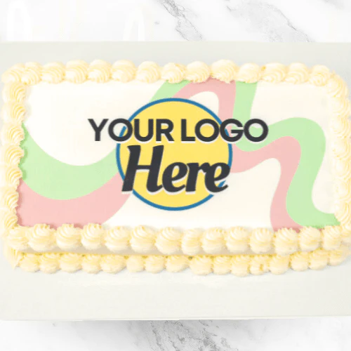 Corporate Logo Slab Cake - Image 4