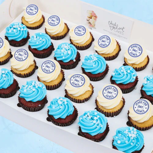 Jeans for Genes Mini Cupcakes (24)