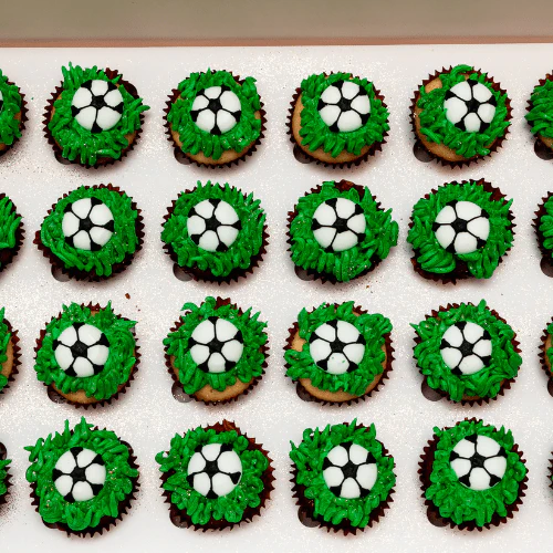 Soccer Park Mini Cupcakes (24) - Image 2