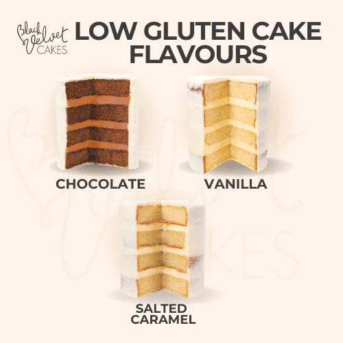 LOW GLUTEN Semi-Naked Forever Rose Cake - Image 3