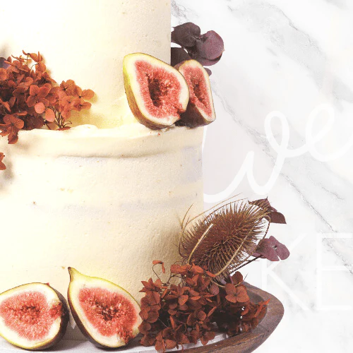 Multi Tier Rustic Fig Delight Cake - Image 3