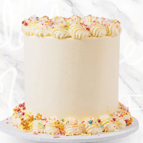 Pastel Sprinkles Photo Image Cake - Image 2