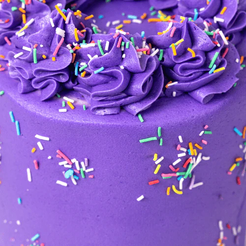 Pow Wow Purple Celebration Cake - Image 3